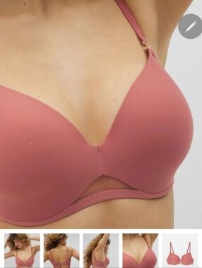 New Soma 38D Bodify Perfect Coverage  W/ Mesh Insert Style 570310324